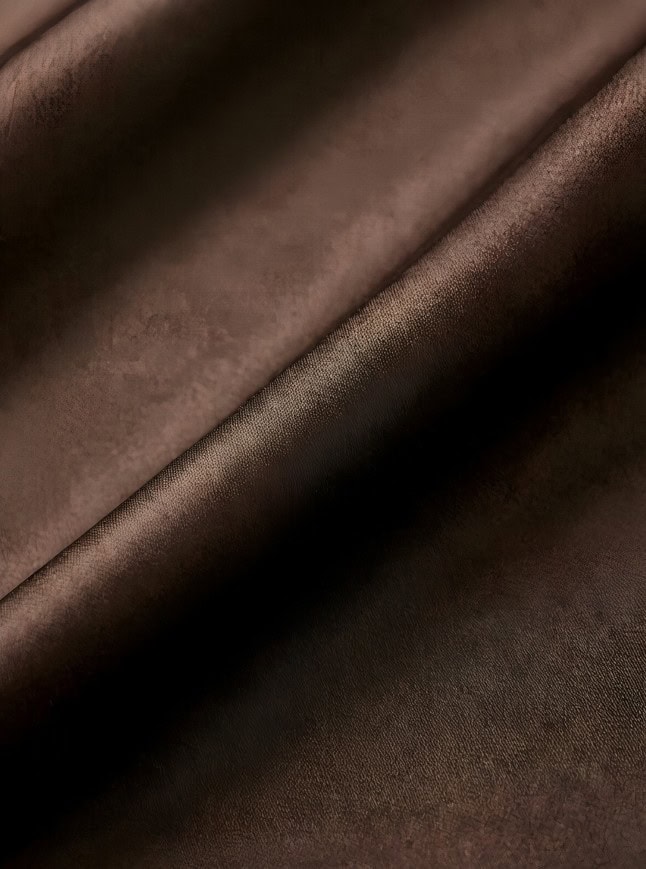 Fluid Satin Midi Skirt – Satin Fabric Detail